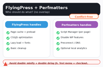 FlyingPress settings and Perfmatters