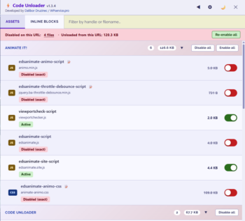 Code Unloader Assets