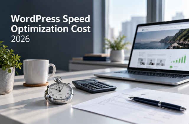 Wordpress speed optimization pricing